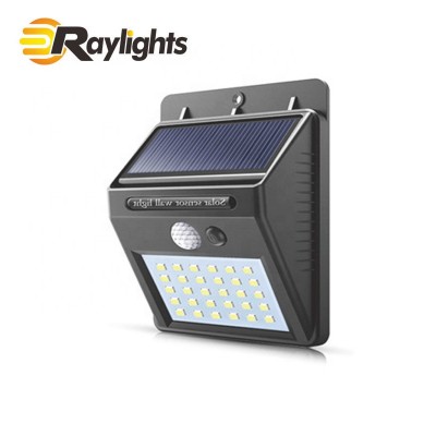 30LED solar charging human body induction outdoor waterproof garden light home small wall lamp