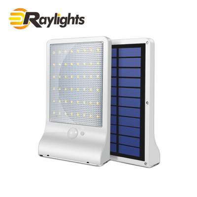 Ultra-thin intelligent human body induction LED Solar wall light outdoor waterproof garden light